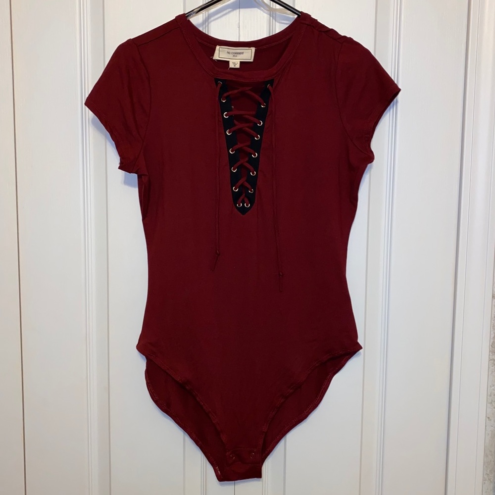 Maroon bodysuit